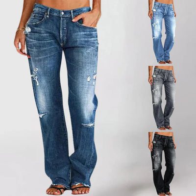 Adalia | Eleganta jeans med låg midja