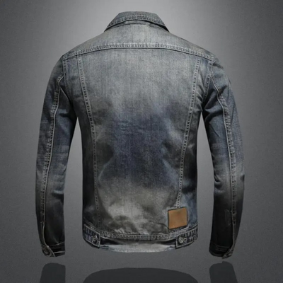 Karl™ | Klassisk jeansjacka med rå kant